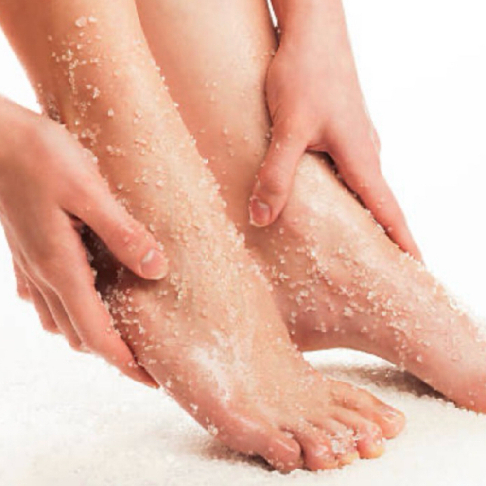 Exfoliating Foot Scrub at Jennifer Lauren Esthetics in Lexington, NC