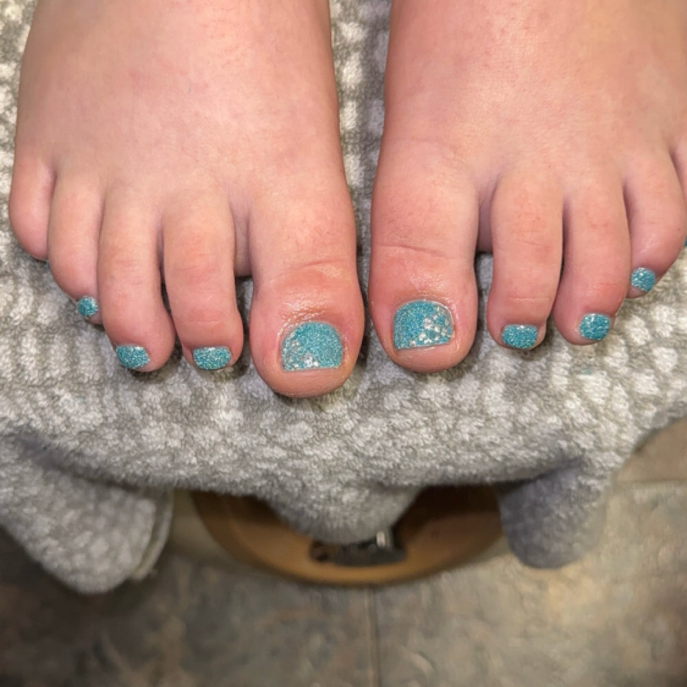 Pedicures-Detailed Design at nails.by.addysen in Pennock, MN