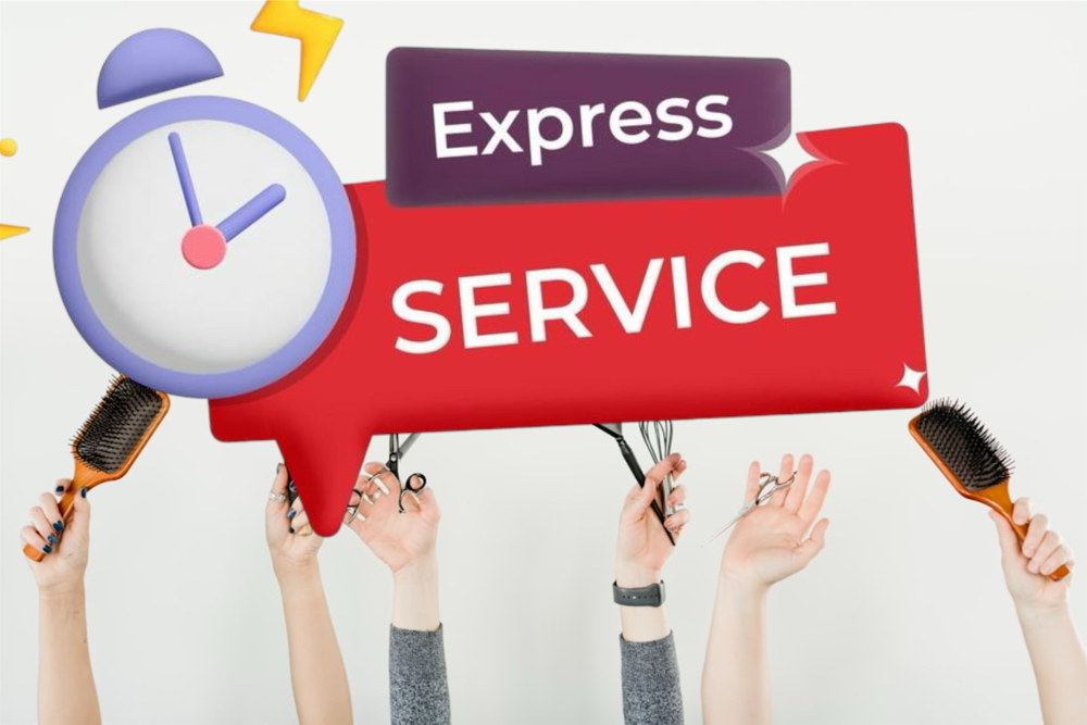 ⏰Express Hair Services/Freshen Up