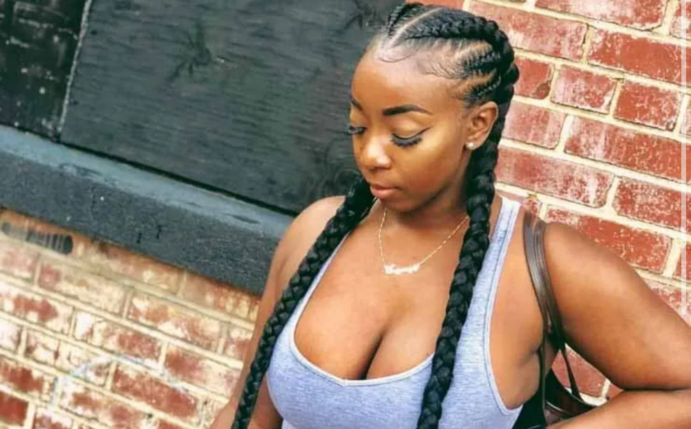 TWO FEED INS & DOUBLE SMALL BRAIDS