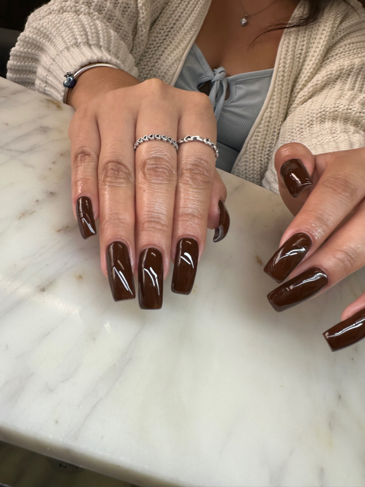 Long Structured Gel Manicure