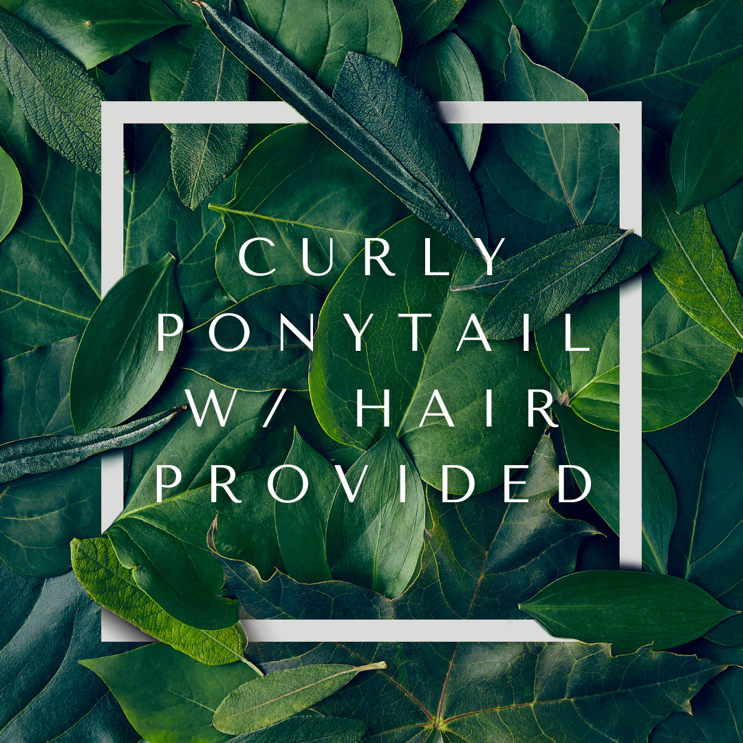 Curly Ponytail W/ Hair Provided