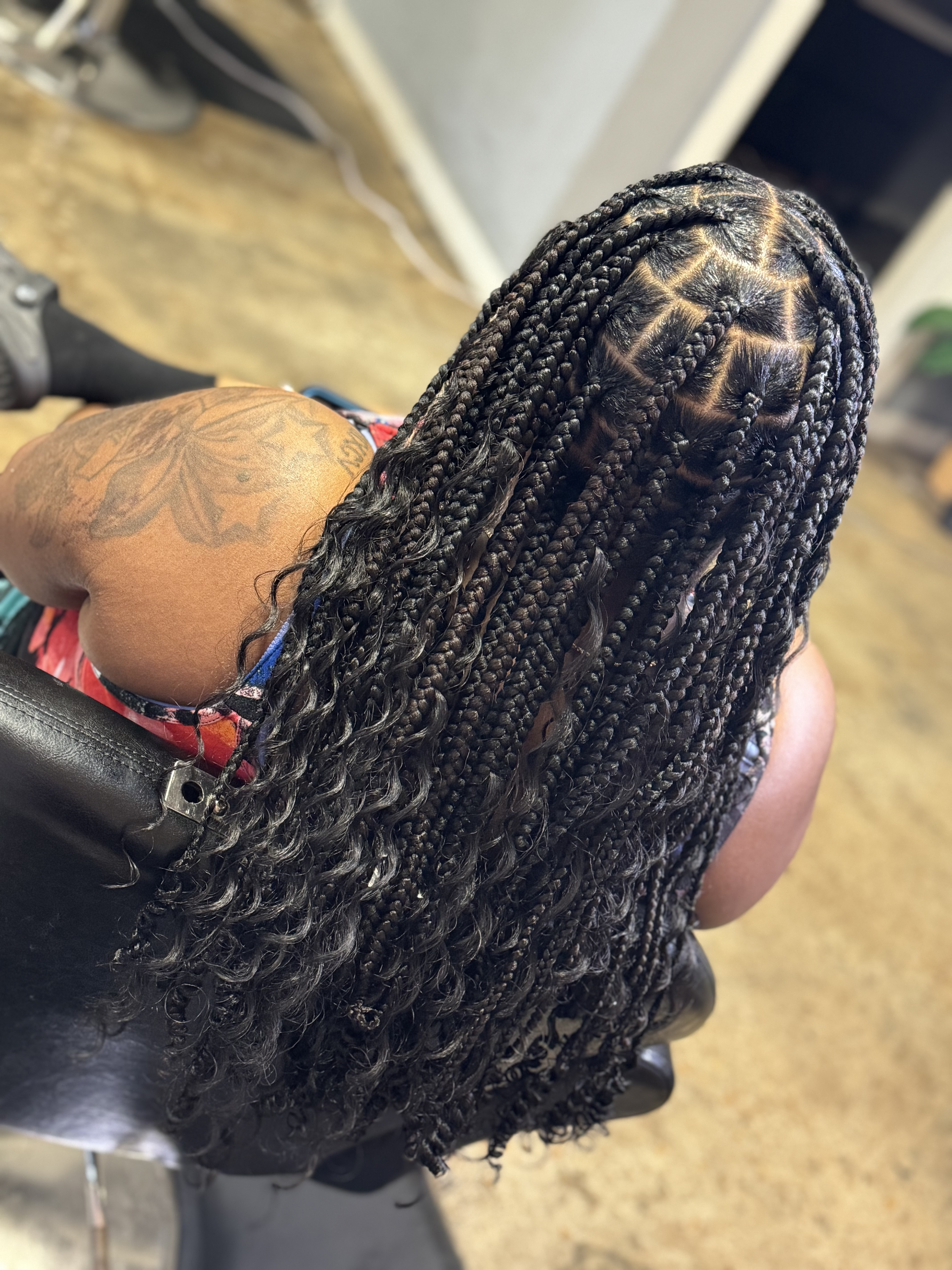 Knotless Braid "Large" at Josiey Styles in Bossier, LA