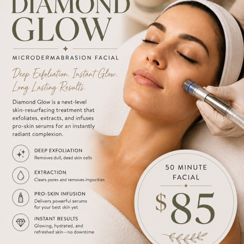 Diamond Microdermabrasion Facial at SKN SPA in Rosebud, TX