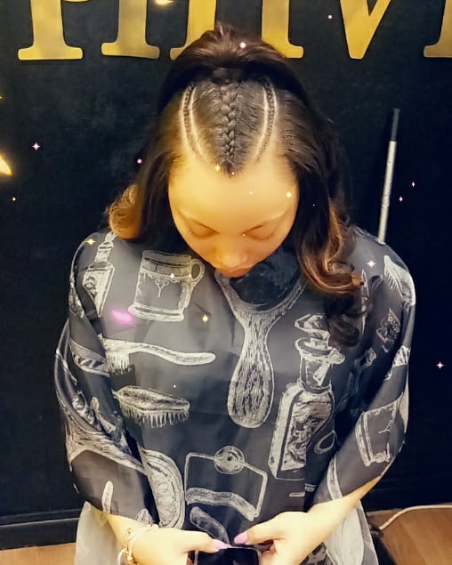 Half Up Half Down (Quick Weave)