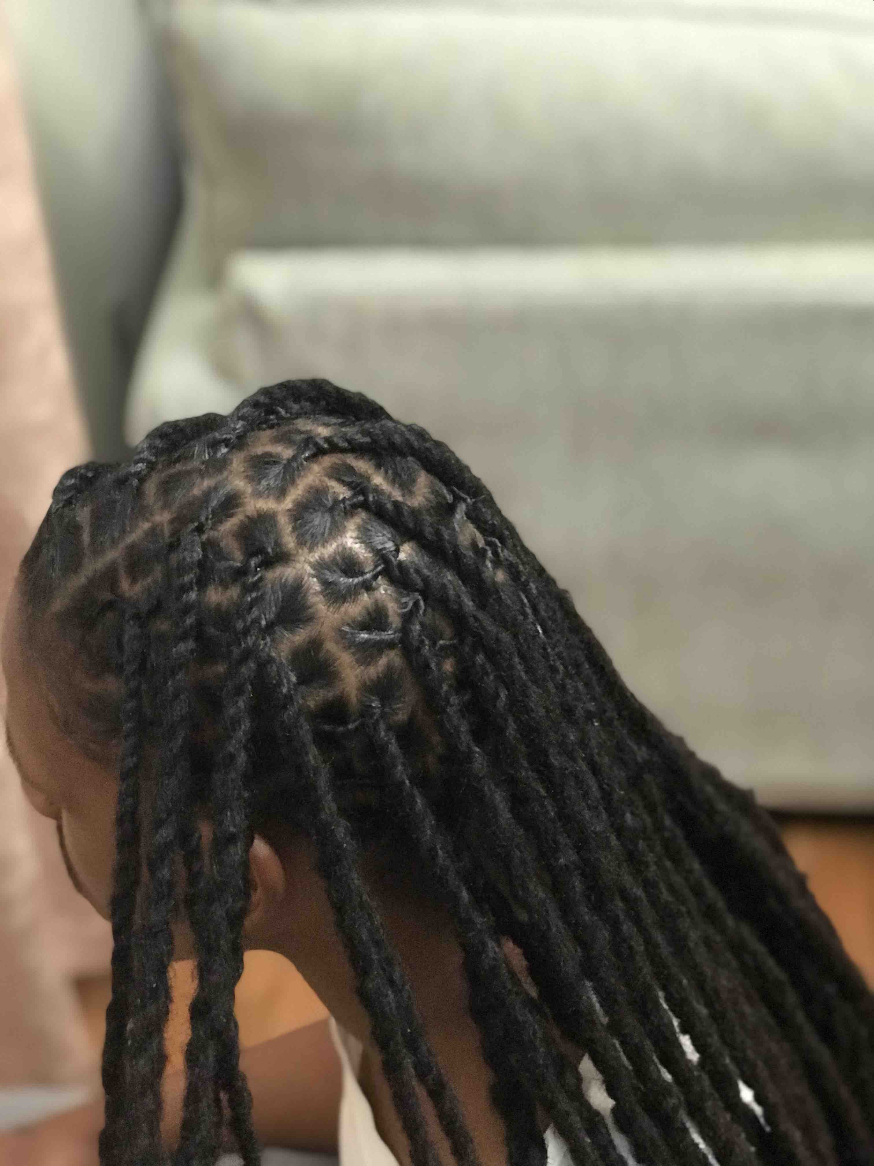 Loc Retwist&&Style (2Strands)