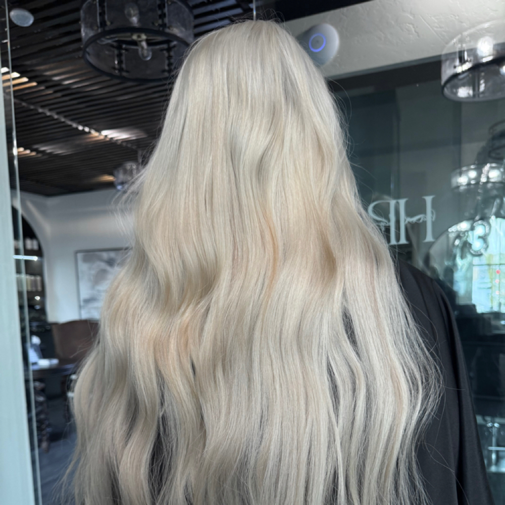 A Bleach & Tone at Hair by Aspen x Mia Salon in Mckinney, TX