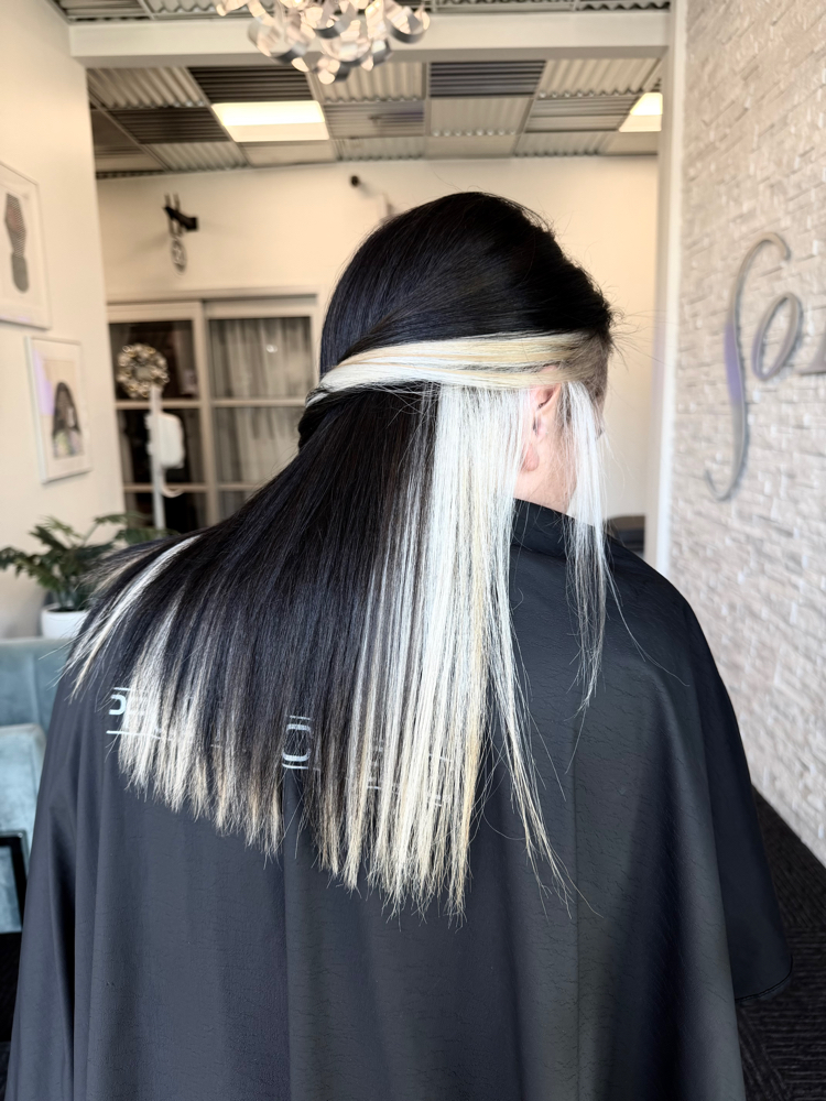 PEEK-A-BOO & ALL OVER COLOR at VIRGINIA MALDONADO HAIRSTYLIST LLC in Stuart, FL