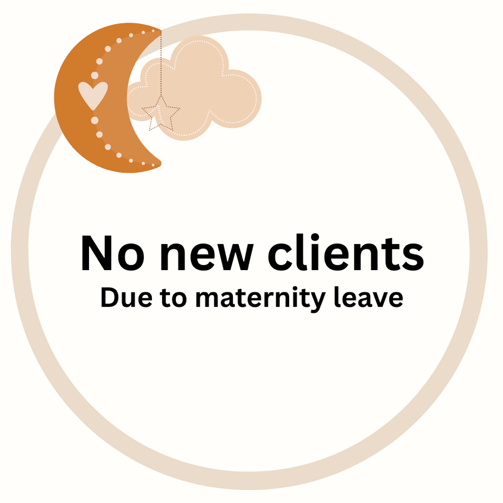 CURRENTLY NOT TAKING NEW CLIENTS