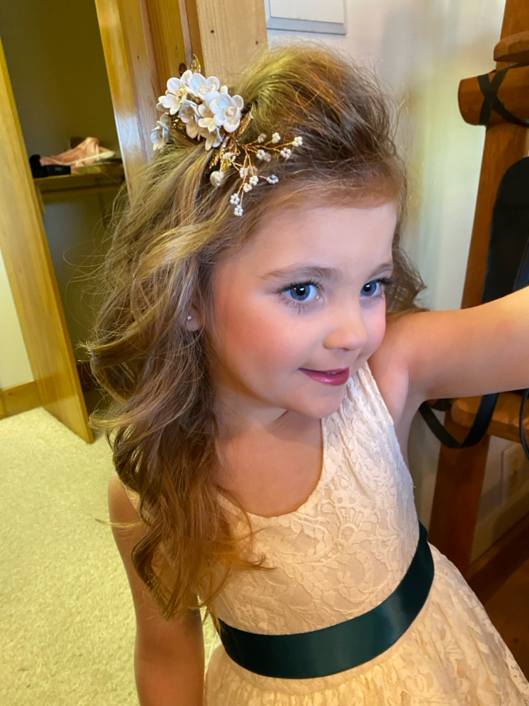 FLOWER GIRL HAIR ONLY