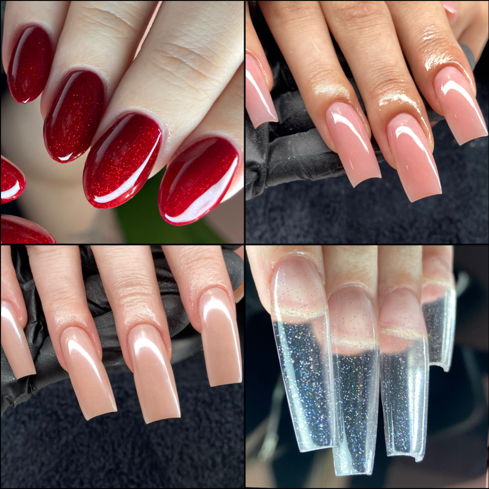 Solid Color Acrylic Fingernails at TrueBeautyTeyaLLC in West Haven, UT