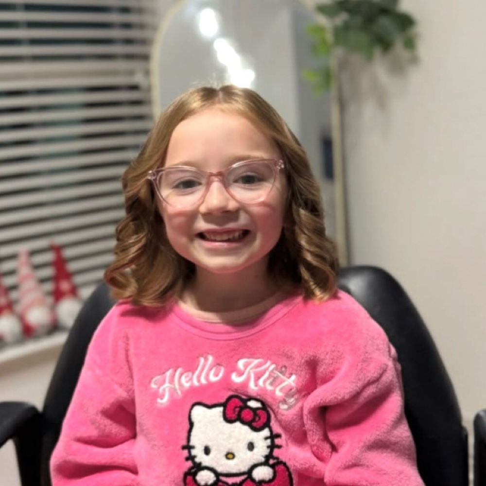 Girls Haircut & Style (10 and Under at Merve Hyde Beauty in San Antonio, TX