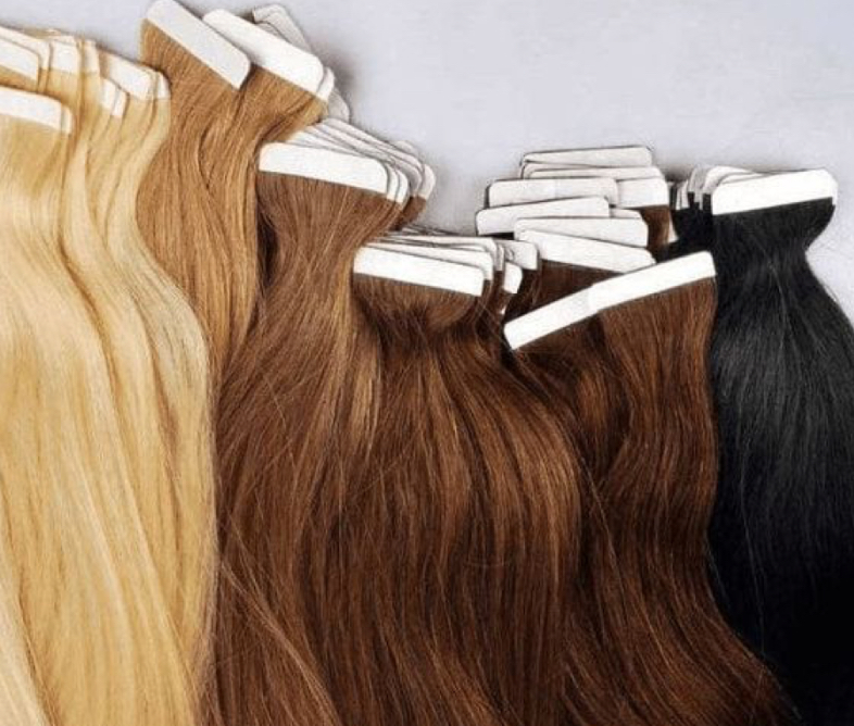 Install Of Tape-in Extensions