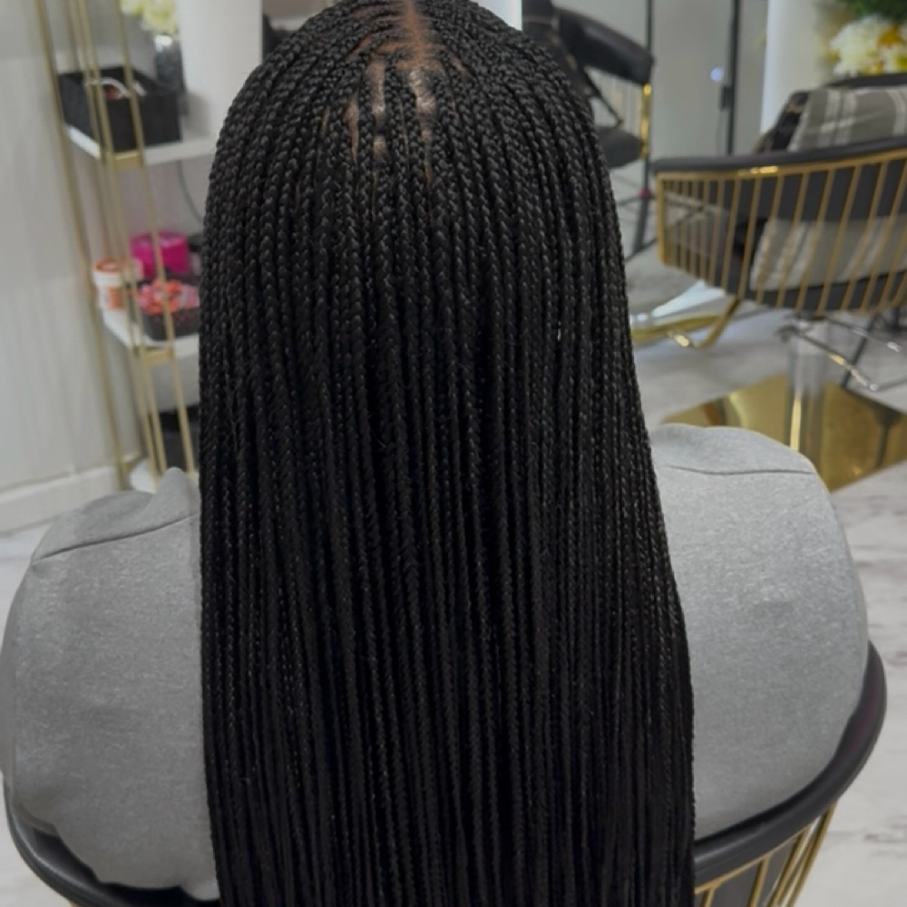 SMALL KNOTLESS BRAIDS at Glam Braids in Marietta, GA