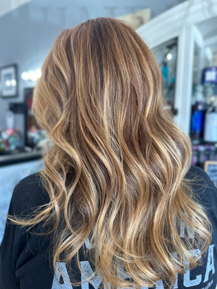 Base Color + Full Blonding at Alexandra Beville in Middleburg, FL