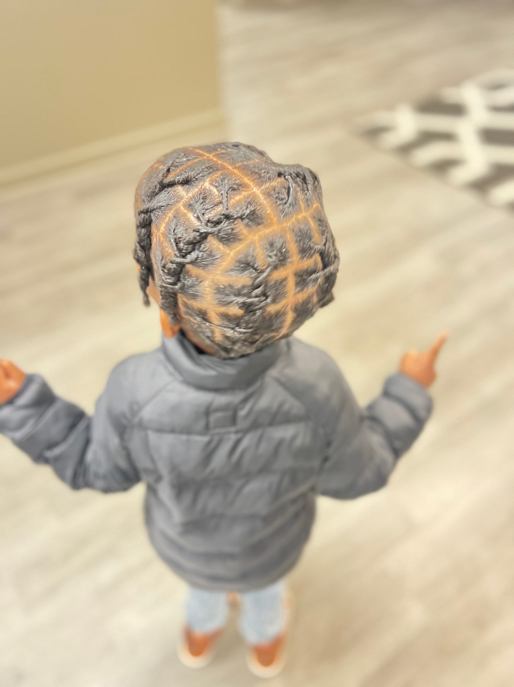 Kids Traditional Locs Retwist