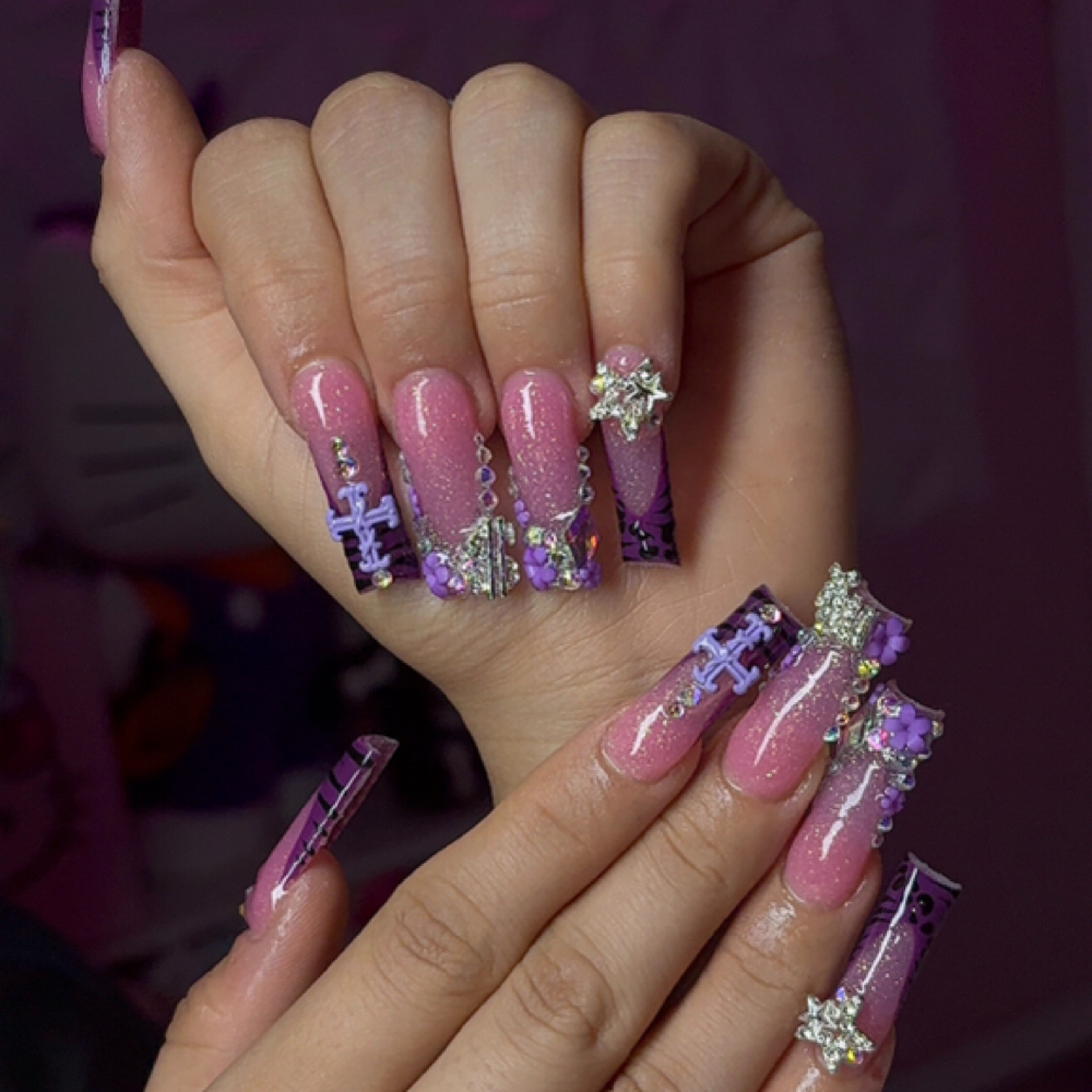 medium long full set at Nailedbytori707 in Vallejo, CA