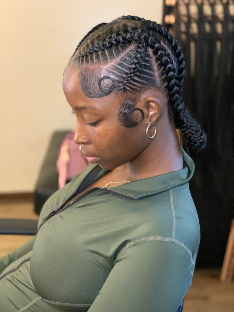 4 Criss Cross Stitch Braids