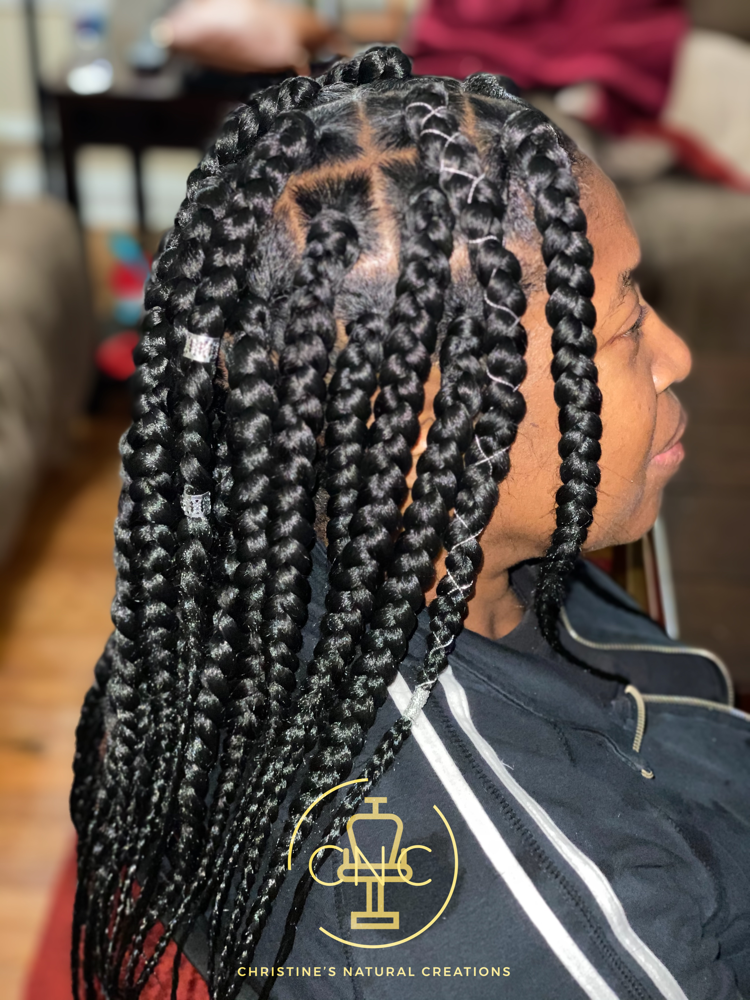 Jumbo Box Braids Lower Back