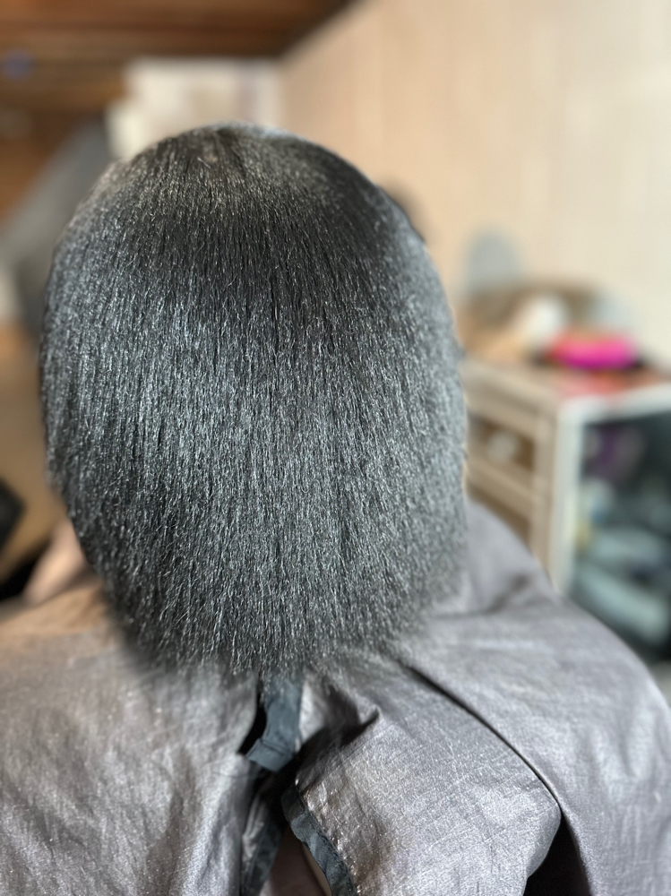 “The Works” No Press/ Blowdry Only
