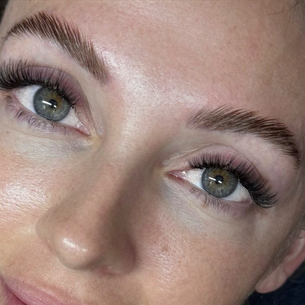 Brow lamination & TINT at CB Esthetics in Austin, TX
