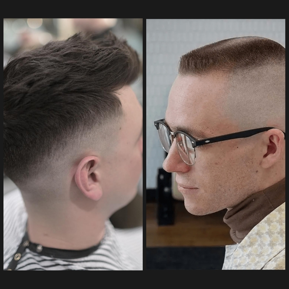Skin Fade/Flat Top Haircut at Lyons Mane Salon in Livingston, MT
