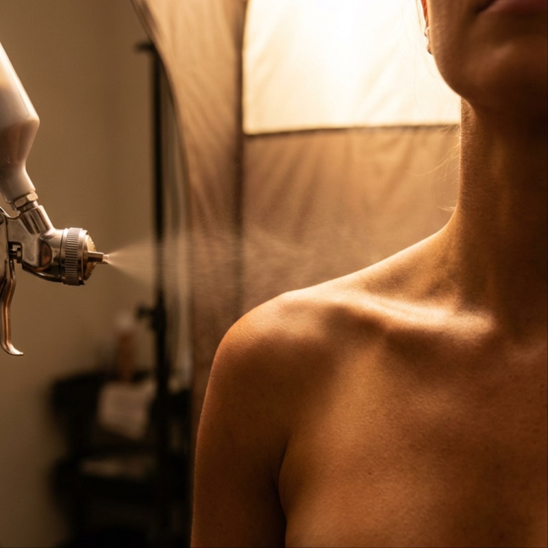 Half Body Organic Airbrush Tan