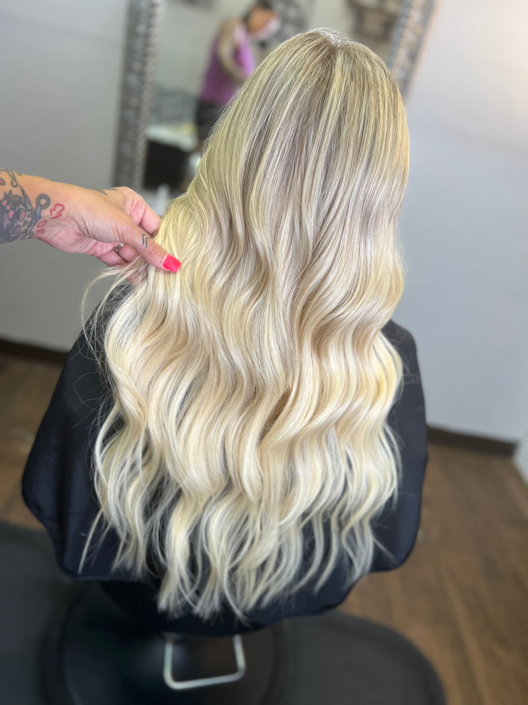 2 Row Handtied Extension Move Up at Hair By Jess Welte in Yukon, OK