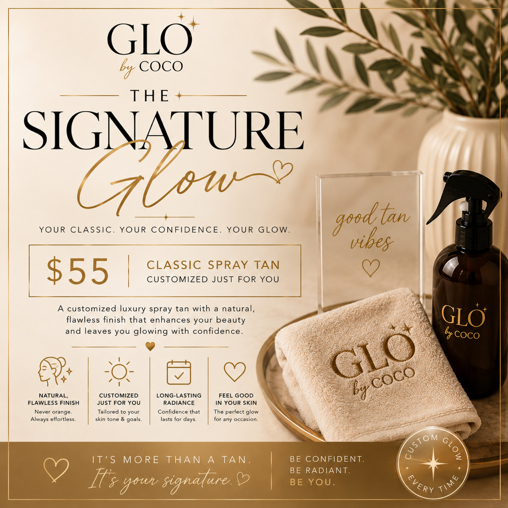 The Signature Glow at Glo by Coco in Mooresville, NC