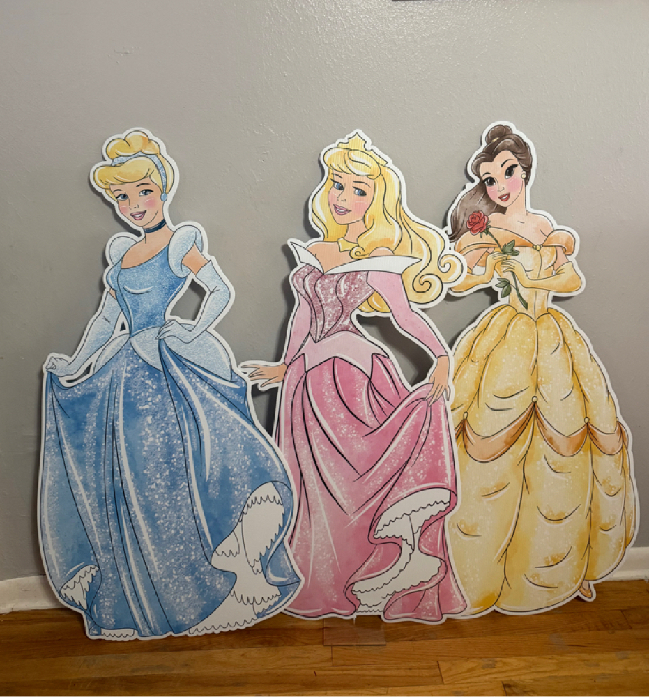 4ft Princess Cutouts at Tres Belleza Events in Oklahoma City, OK