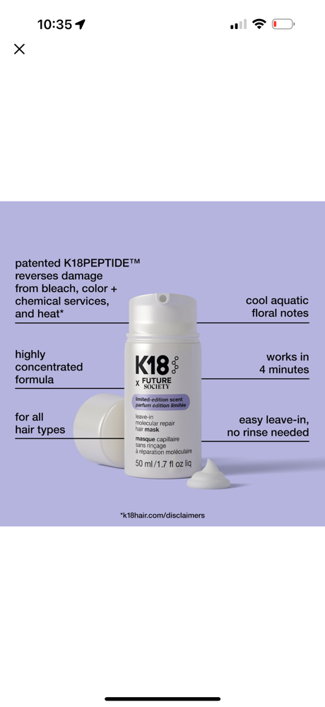 K18 Treatment Add On