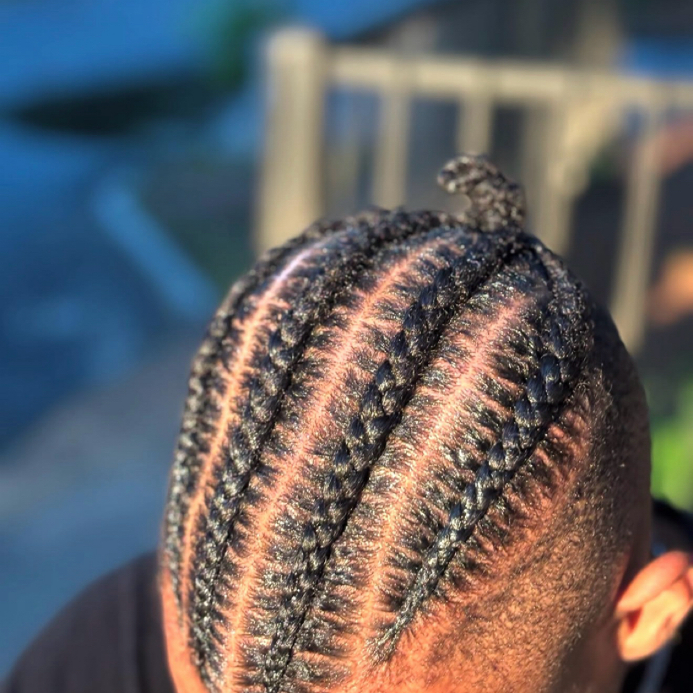 Men Braids (nails Hair) 🌹 at K Luxe Hair