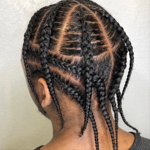Men’s cornrows at KAAATWALK Hair Studio in Virginia Beach, VA