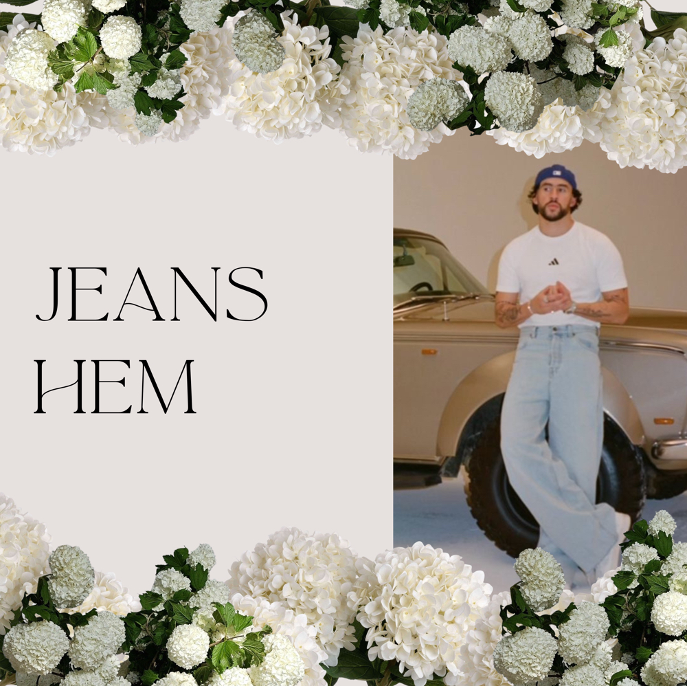 Jeans Hem at Dainty Bridal Alterations in Upland, CA