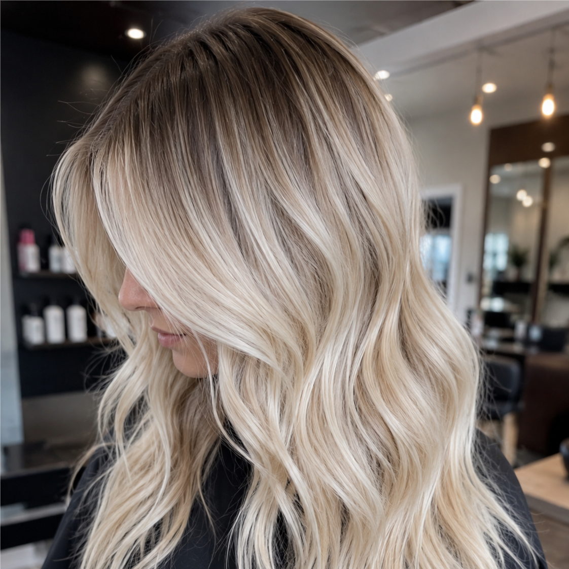 Custom Lived-in Blonding at Edit Hair Salon in Brentwood, TN