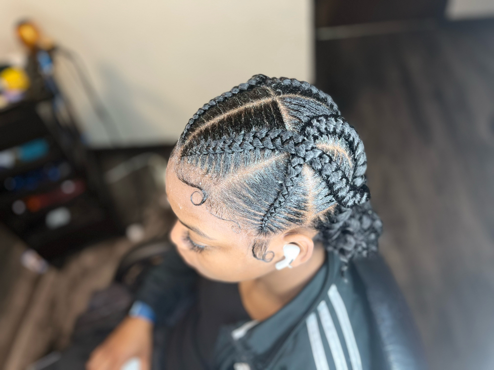 4 Design Braids at BraidsByChardonnay in Milwaukee, WI