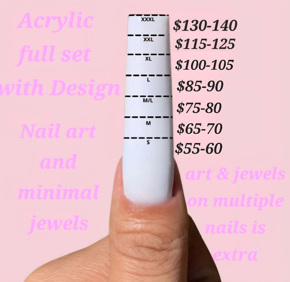 Polygel Fullset W/Design