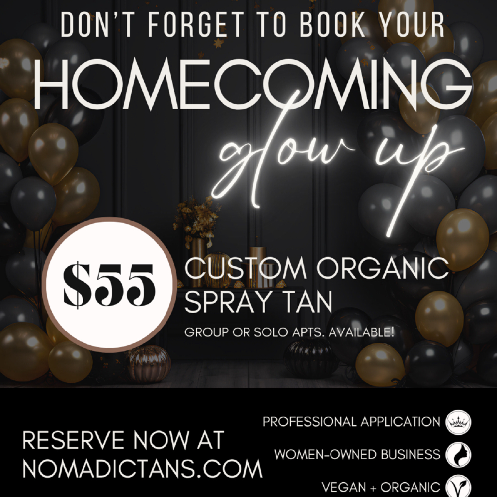 Homecoming Spray Tan at Nomadic Tans in City, NJ