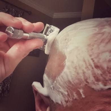 Men's Razor Head Shave