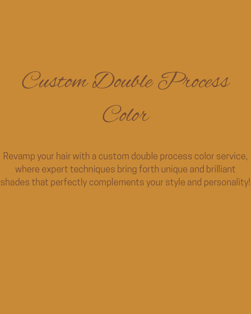 Custom Double Process Color