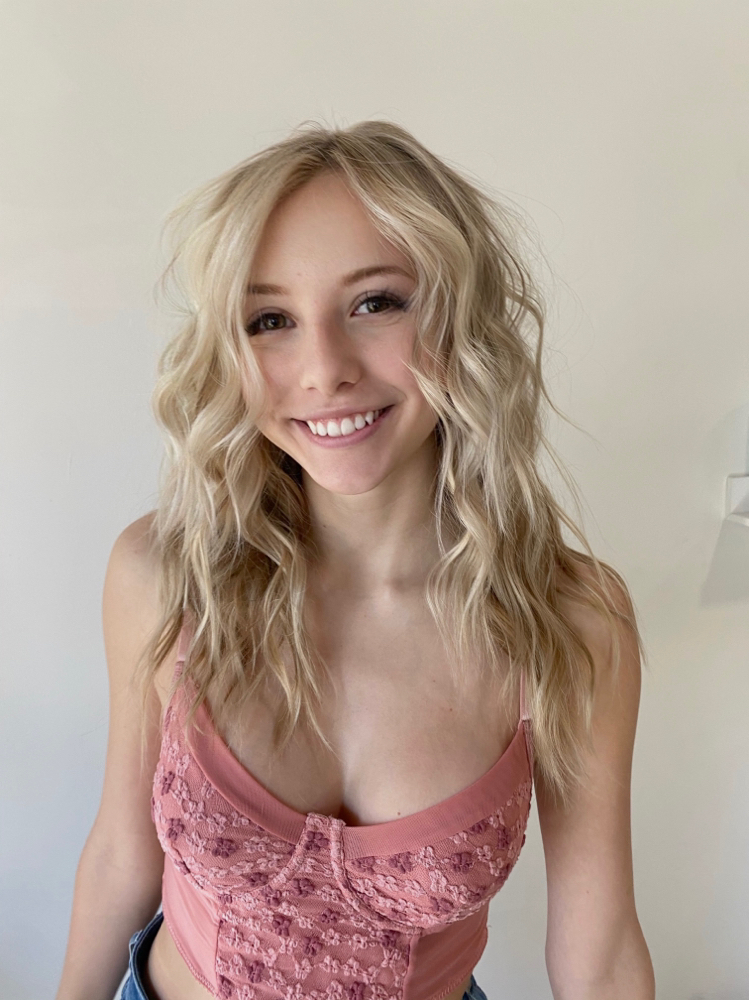 custom blonde transformation