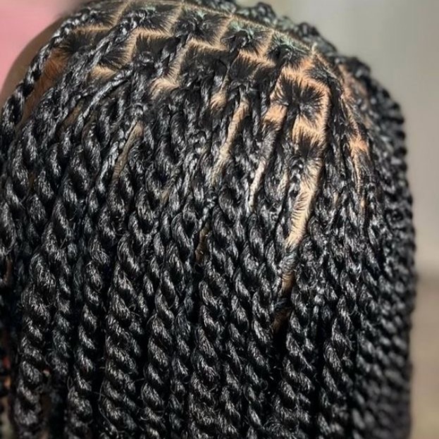 TWIST WITH OWN HAIR at Yawa Hair Braiding & Locs in Texas, TX