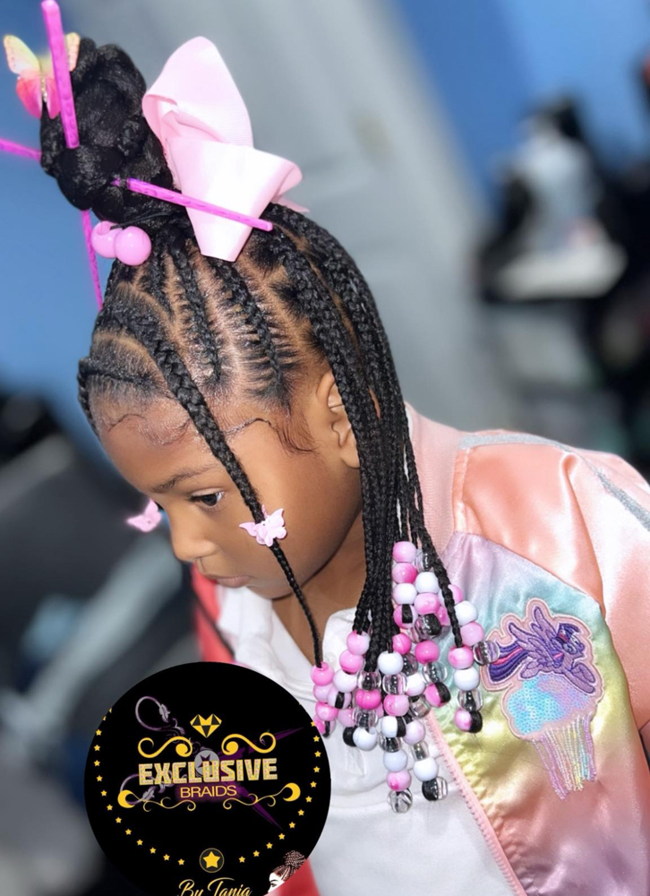 Kids Up Down Braids