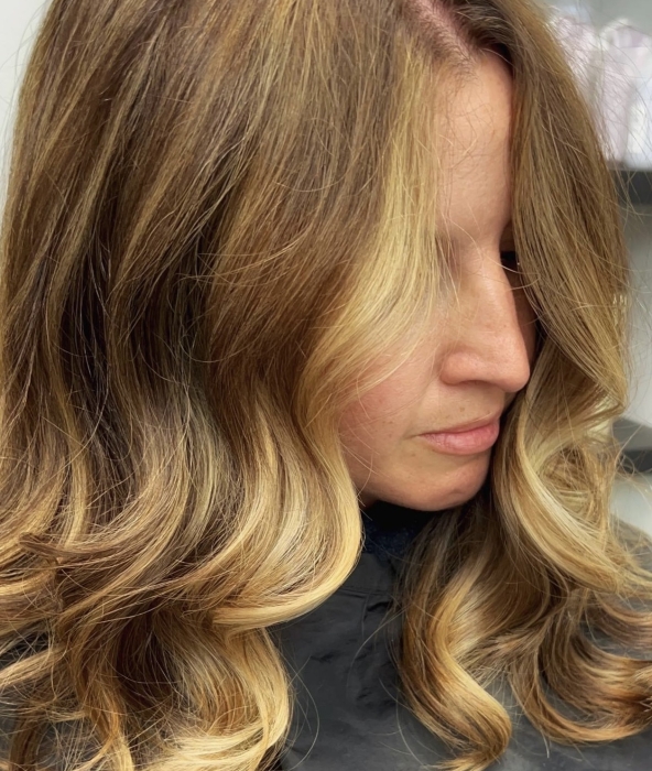 Partial Foil/ Balayage w/ Haircut