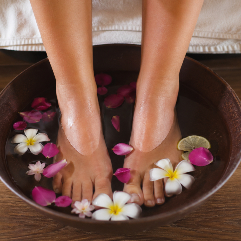 Calm & Release Foot Soak at The Aesthetic Collective in Roseville, MI