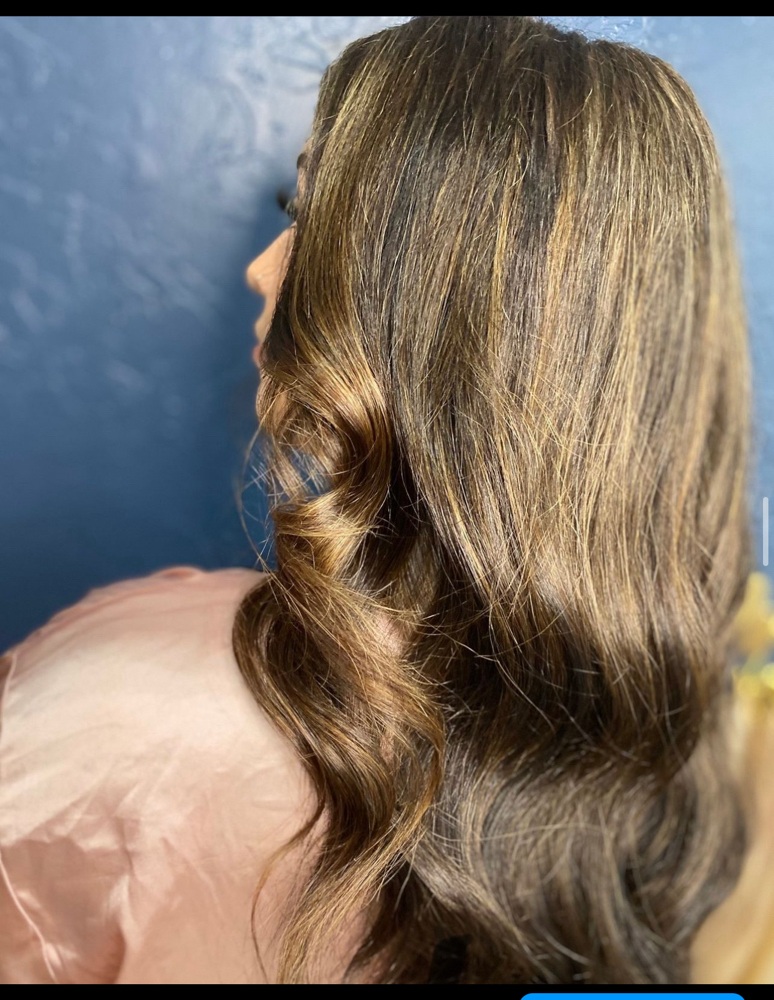 Color Root Re-touch & Cut