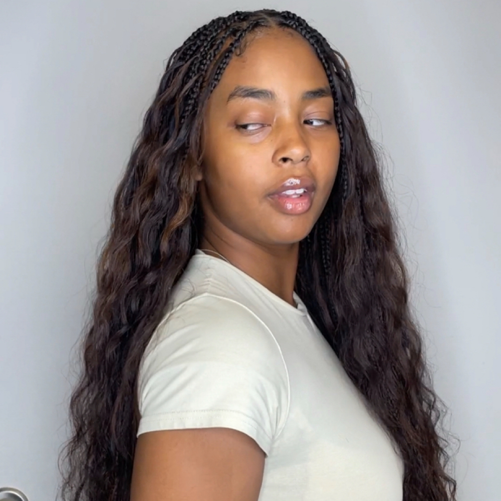 2/4/30 Color Boho braids at Koffeebraids in Carrollton, TX