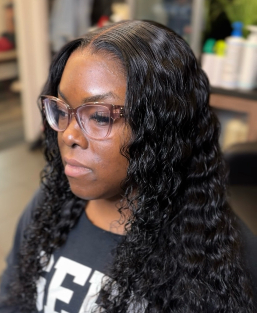 Lace Frontal Sew-In Install