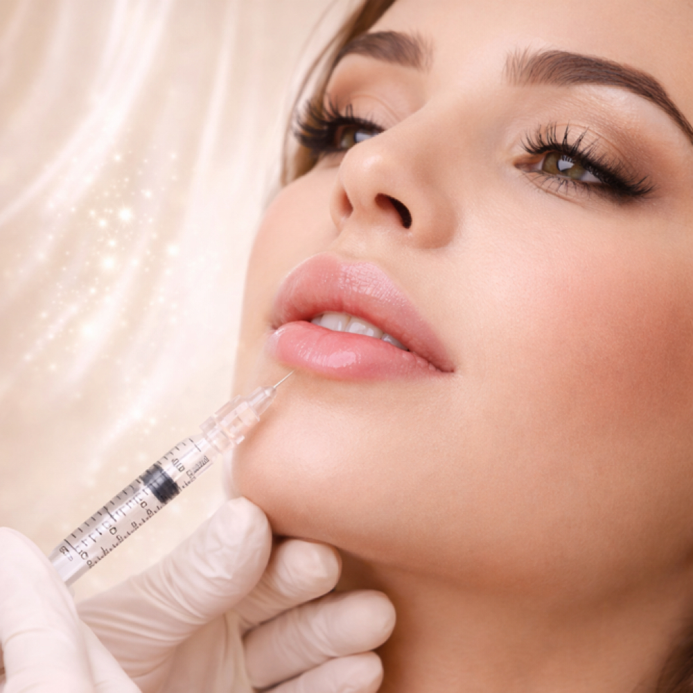 Lips + Chin Filler  Combo at BombChelle Aesthetics in New Braunfels, TX