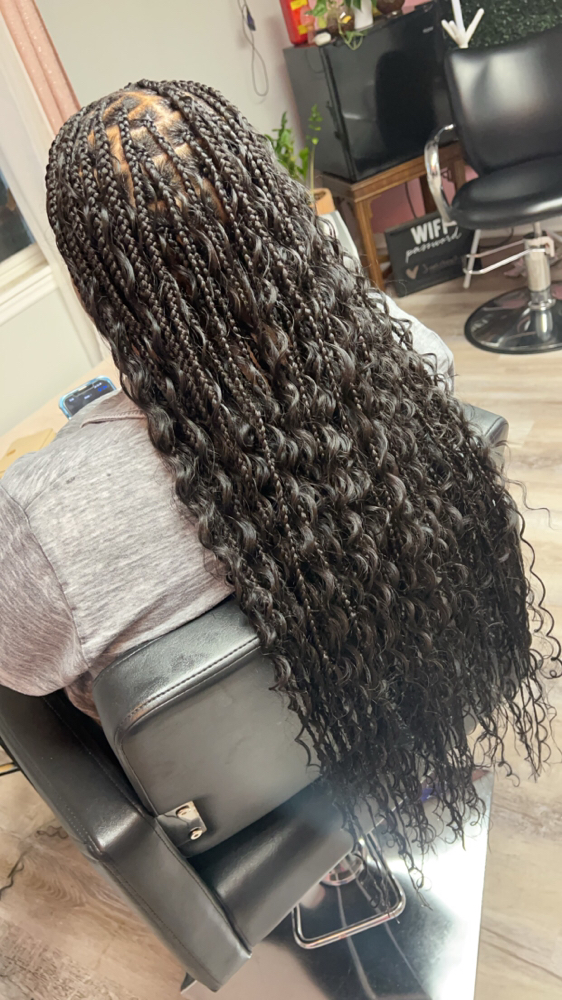 Boho Knotless Braids